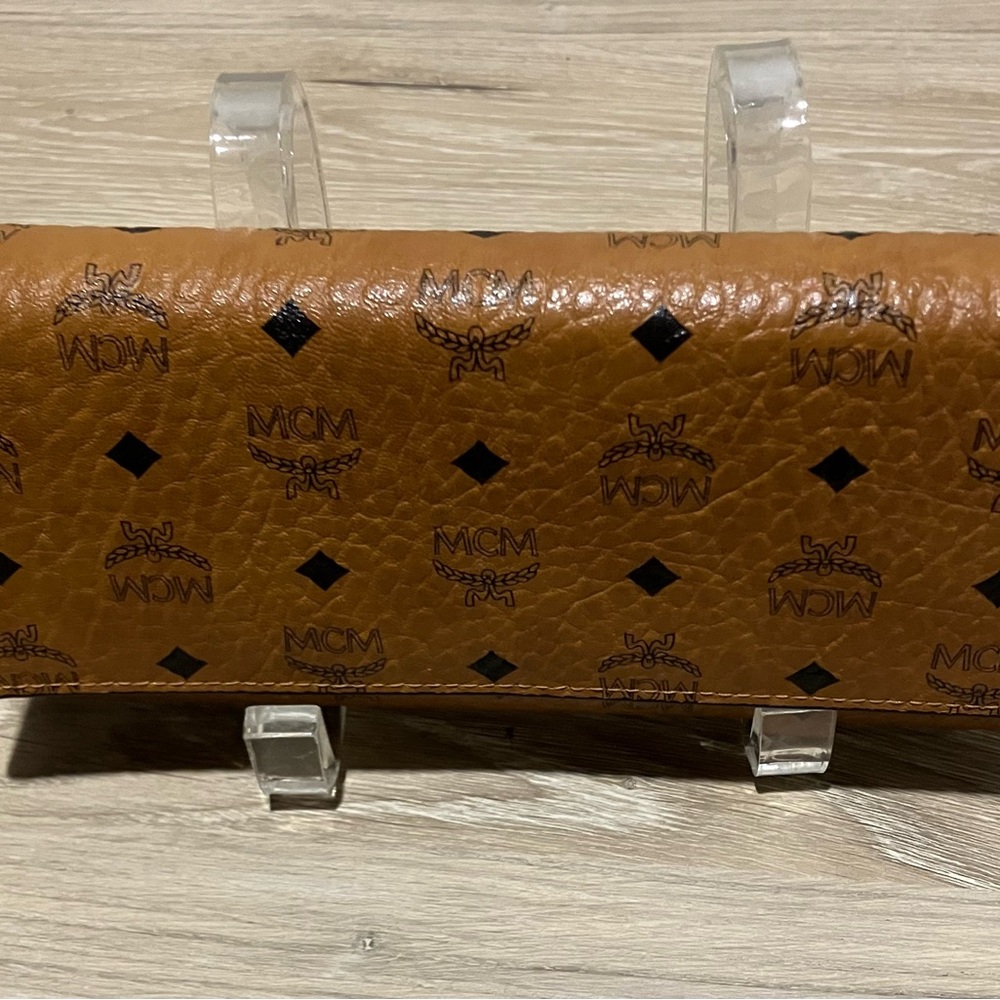 MCM Tan Leather Women's Wallet